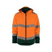 Fluo-oranje/flessengroen