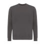 IQONIQ Etosha lichtgewicht gerecycled katoen sweater, antraciet (XXXL)