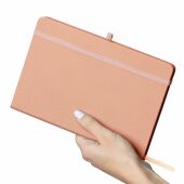 Gerecycled notitieboekje A5 Bloom - roze