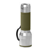 silver, olive green
