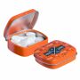 Micro scharnierblikje met pepermunt Oranje Pepermunt