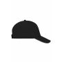 5 Panel Sandwich Cap black/white one size