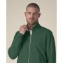 Trailer 2.0 - Het unisex sweatshirt met rits en opstaande kraag - Bottle Green (XS)