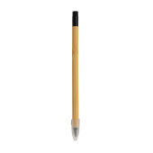 Bamboe infinity potlood met gum, bruin