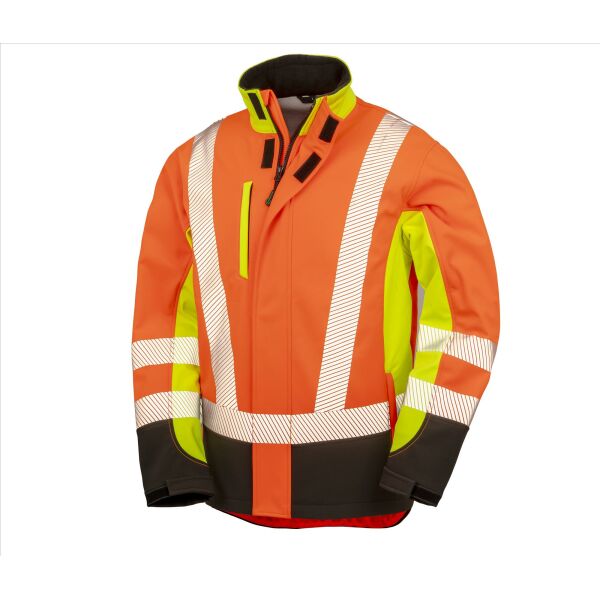 RECYCLED 3-LAYER PRINTABLE 
3-TONE SAFETY SOFTSHELL