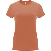 Capri damesshirt met korte mouwen - Greek Orange - L