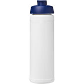 Baseline® Plus 750 ml sportfles met flipcapdeksel - Wit/Blauw