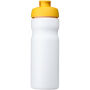 Baseline® Plus 650 ml sportfles met kanteldeksel - Wit/Geel