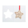TreeCard - Kerstkaart, ster