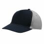 5-panel baseballcap UP TO DATE donkerblauw, grijs