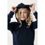IQONIQ Yengo kids recycled katoen hoodie met steekzakken, donkerblauw (910)