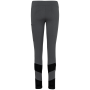 Tweekleurige dameslegging Dark Grey Heather / Black L