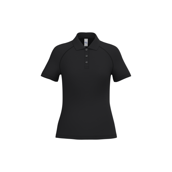 Dames sportpolo Ideal Black XS Dames sportpolo Ideal Black XS