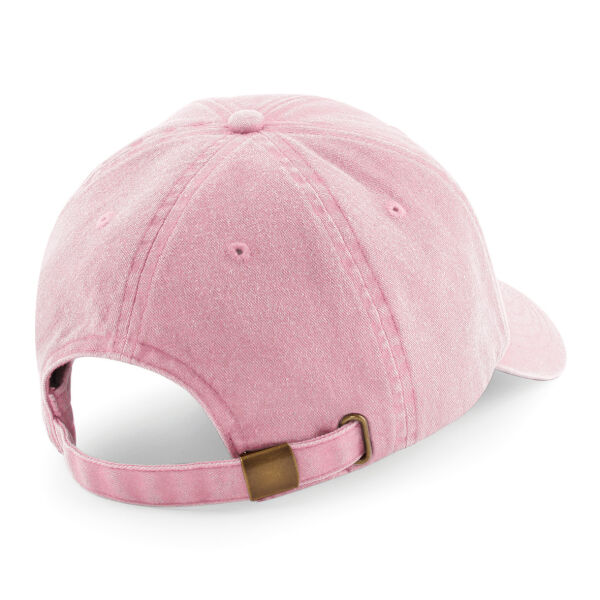 Vintage-Cap mit niedrigem Profil Vintage Dusty Pink One Size