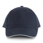 Orlando - 6 panel cap Navy / White One Size Orlando - 6 panel cap Navy / White One Size