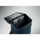 BOULDER - 15" PU laptop rugzak - Marineblauw