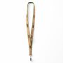 Zeefdruk lanyard van kurk en polyester