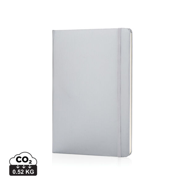 A5 hardcover notitieboek, zilver A5 hardcover notitieboek, zilver
