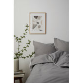 VINGA Marston OCS biologisch katoenen beddengoedset, 4 stuks, grijs