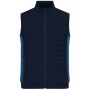 Men's Padded Hybrid Vest navy/royal-melange XS