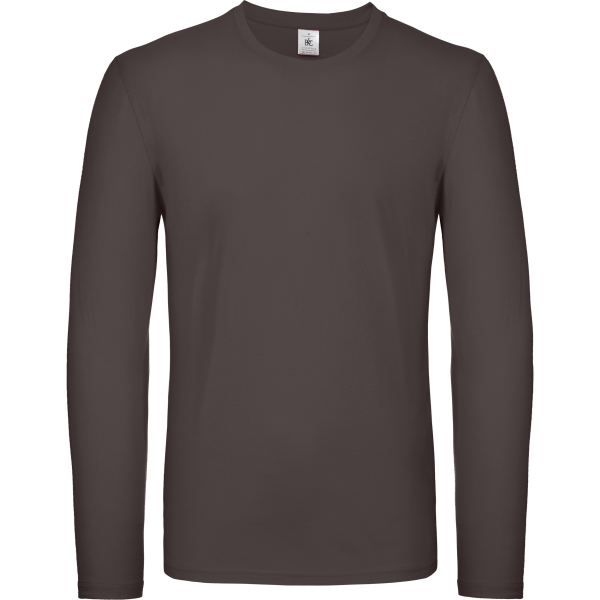 #E150 Men's T-shirt long sleeve Bear Brown 3XL #E150 Men's T-shirt long sleeve Bear Brown 3XL