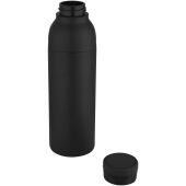 Illuminate 650 ml RCS gerecyclede roestvrijstalen dubbelwandige geïsoleerde waterfles - Zwart Illuminate 650 ml RCS gerecyclede roestvrijstalen dubbelwandige geïsoleerde waterfles - Zwart