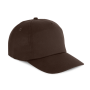 First - 5 panels cap Chocolate One Size