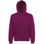 Classic Sweatvest met capuchon (62-062-0) Burgundy L Classic Sweatvest met capuchon (62-062-0) Burgundy L