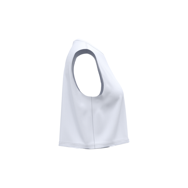 Cropped mouwloos T-shirt voor dames White XXS Cropped mouwloos T-shirt voor dames White XXS
