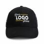 Brushed twill cap - Zwart
