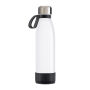 Fles RETUMBLER-TOULON GLASS - zwart, zilver, wit Fles RETUMBLER-TOULON GLASS - zwart, zilver, wit