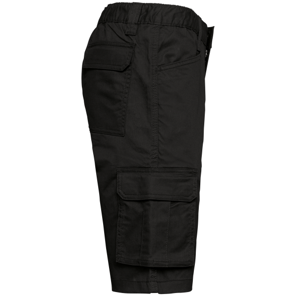 Ecologische heren bermuda met meerdere zakken Black 5XL Ecologische heren bermuda met meerdere zakken Black 5XL