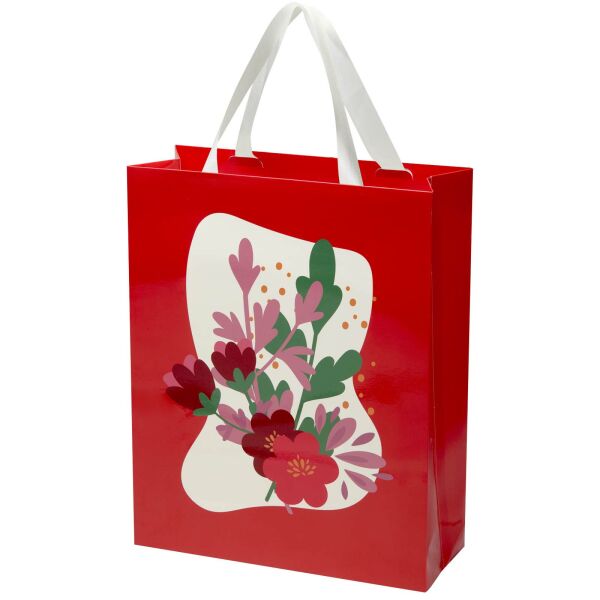 Smartfold papieren tas van 210 g/m² met lintgrepen en een glanzende laminaatlaag - 31 x 12 x 39 cm Smartfold papieren tas van 210 g/m² met lintgrepen en een glanzende laminaatlaag - 31 x 12 x 39 cm
