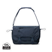 KENTO URBAN RCS recycled nylon 15.6 inch Messenger, donkerblauw
