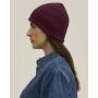 Fielder - Jersey knit beanie met een zacht interior - Deep Plum (OS)