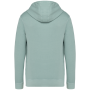 Ecologische uniseks sweater met capuchon French Terry Washed Jade Green 4XL