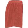 Ecologische badstof damesshort paprika XL
