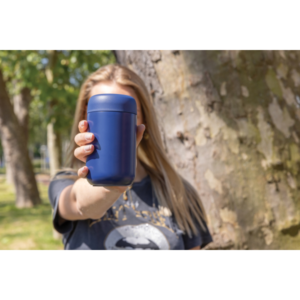 Brew RCS-gecertificeerde gerecycled rvs vacuümmok, blauw