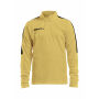 CRAFT PROGRESS HALFZIP LS TEE JR YEL/BLA 122 CRAFT PROGRESS HALFZIP LS TEE JR YEL/BLA 122