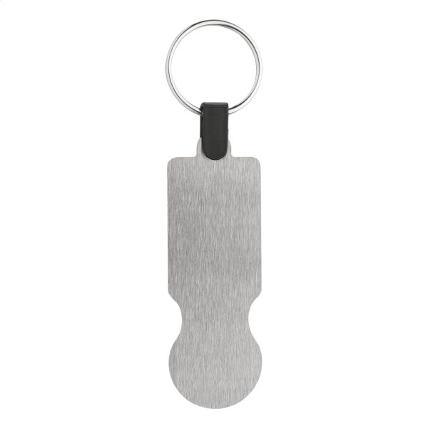 SteelCart - winkelwagenmuntje sleutelhanger