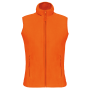 Bodywarmer van microfleece dames Orange 3XL