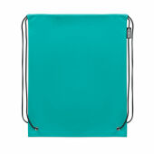 DAFFY RPET - RPET non-woven trekkoordtas - Turquoise