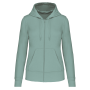 Ecologische damessweater met capuchon en ritssluiting Sage XS Ecologische damessweater met capuchon en ritssluiting Sage XS