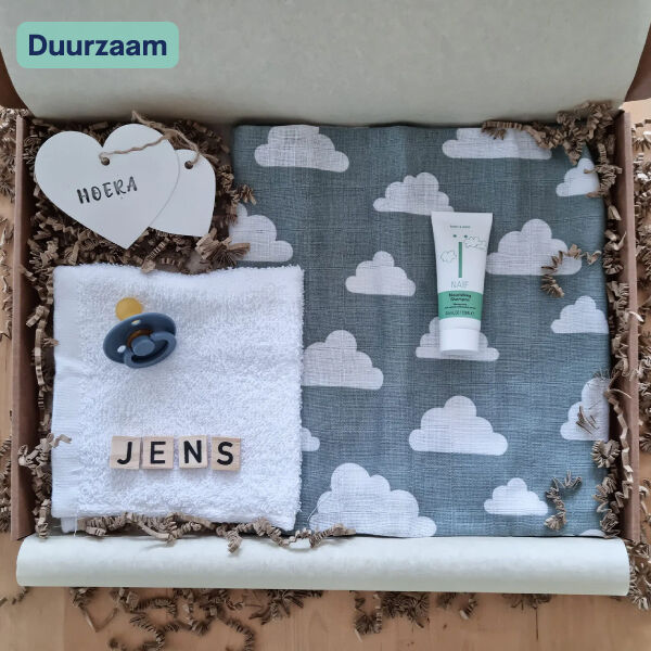 Kraamcadeau Box I Small Blauw
