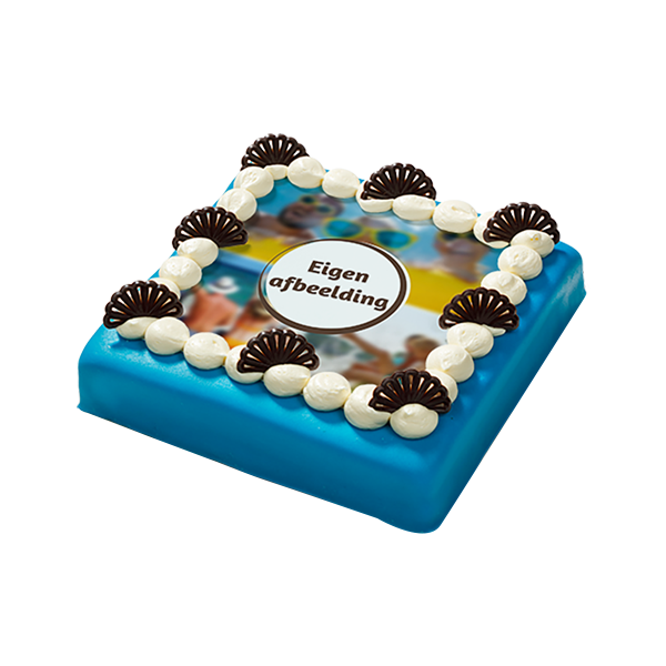 Marsepeintaart Blauw