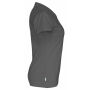 Cottover Gots T-shirt V-neck Lady charcoal XS Cottover Gots T-shirt V-neck Lady charcoal XS