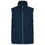 Met fleece gevoerde bodywarmer heren navy XXL
