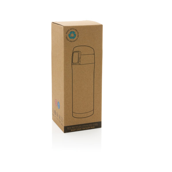 RCS gerecycled roestvrijstalen easy lock lekvrije vacuüm mok, wit RCS gerecycled roestvrijstalen easy lock lekvrije vacuüm mok, wit