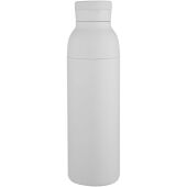 Illuminate 650 ml RCS gerecyclede roestvrijstalen dubbelwandige geïsoleerde waterfles - Wit Illuminate 650 ml RCS gerecyclede roestvrijstalen dubbelwandige geïsoleerde waterfles - Wit