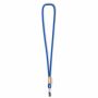 Polyester koord-keycord met bamboe plaatje